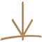 Ekena Millwork Alberta Timber Gable Bracket, Western Red Cedar, 108"W x 68"H x 1 1/2"D x 3 1/2"F, 15/12 Pitch GBW108X68X0204ALB00SWR - alternate 5